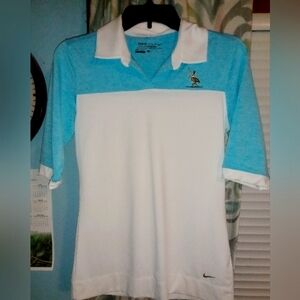 Nike golf tour performance woman's polo like new no tags along with Nike shorts